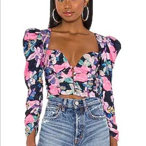 Penny Blouse - For Love & Lemons - WORN ONCE